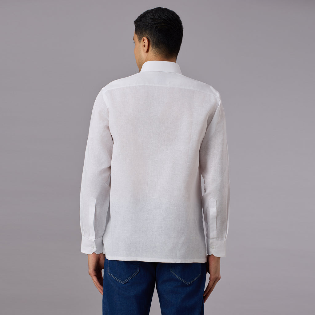 Tantubandh - Artisan Khadi Look Stiff Shirt (Full Sleeve) - Thick Handloom Texture